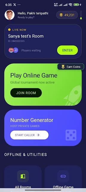 Housie Tambola NumberGenerator screenshot 1
