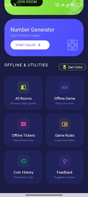 Housie Tambola NumberGenerator screenshot 2