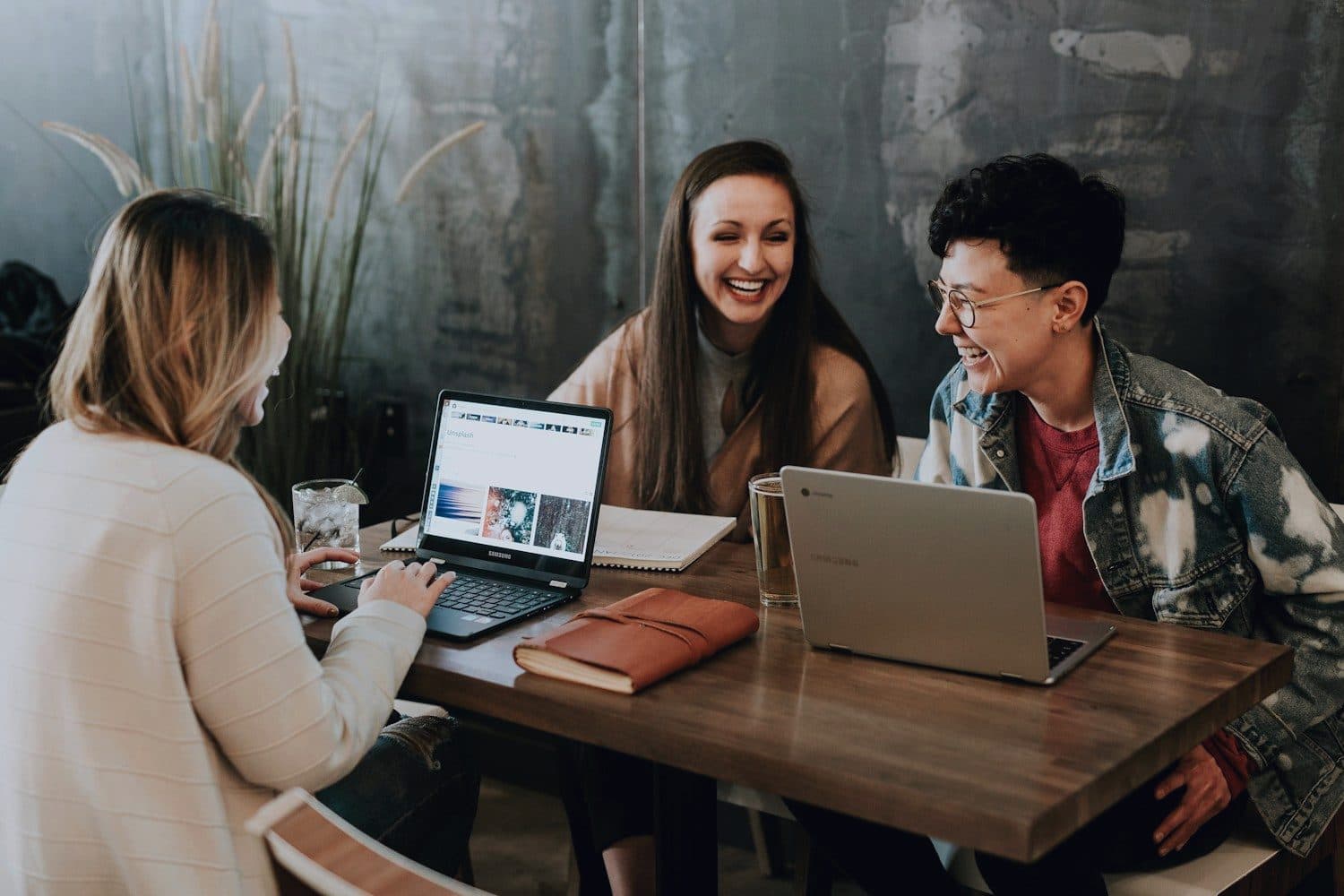The Zinetics team collaborating on a product