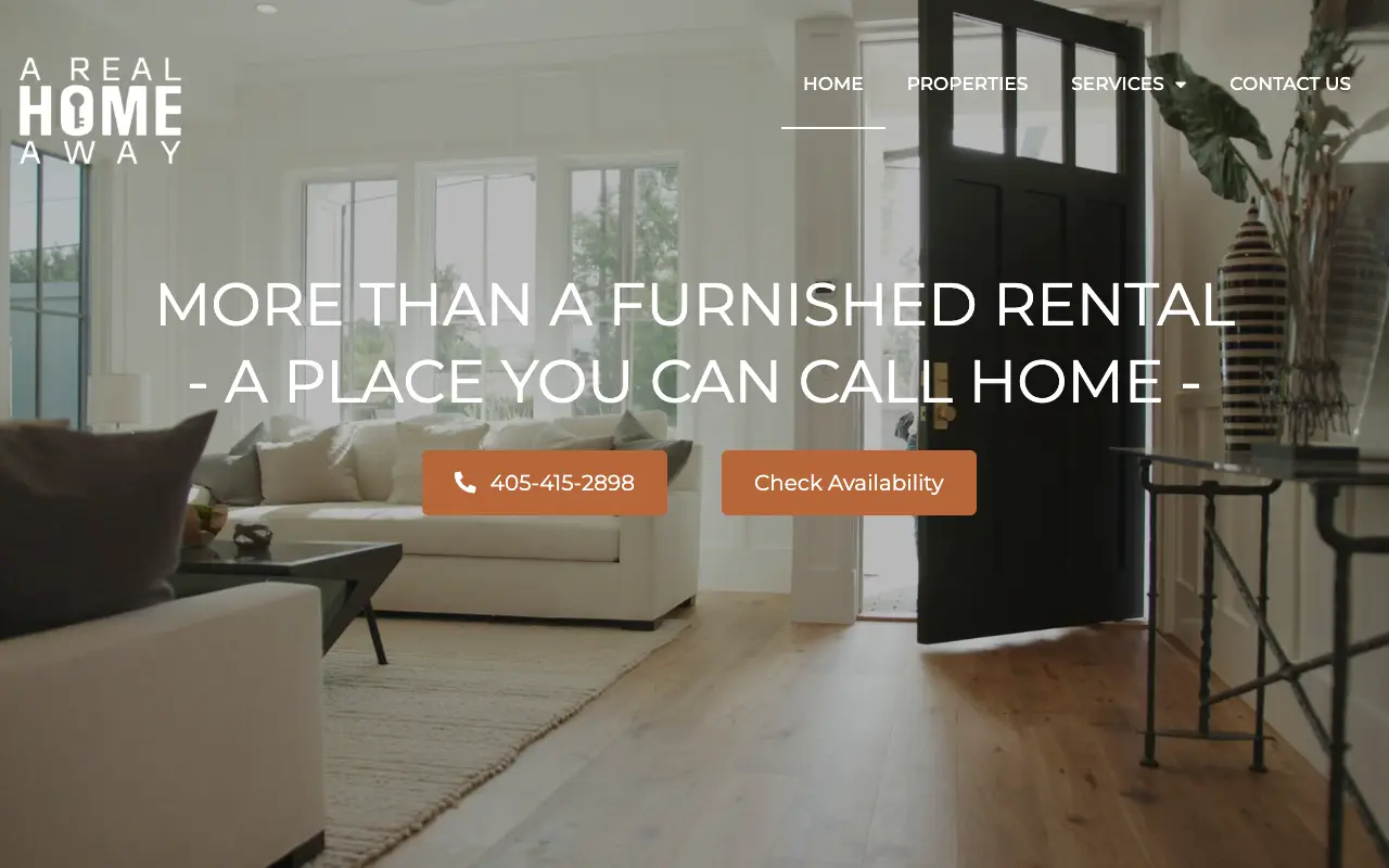 A Real Home Away — Real Estate project by Zinetics