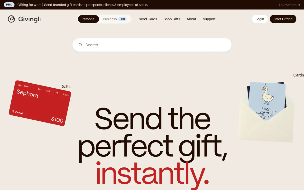 Givingli — SaaS Platform project by Zinetics