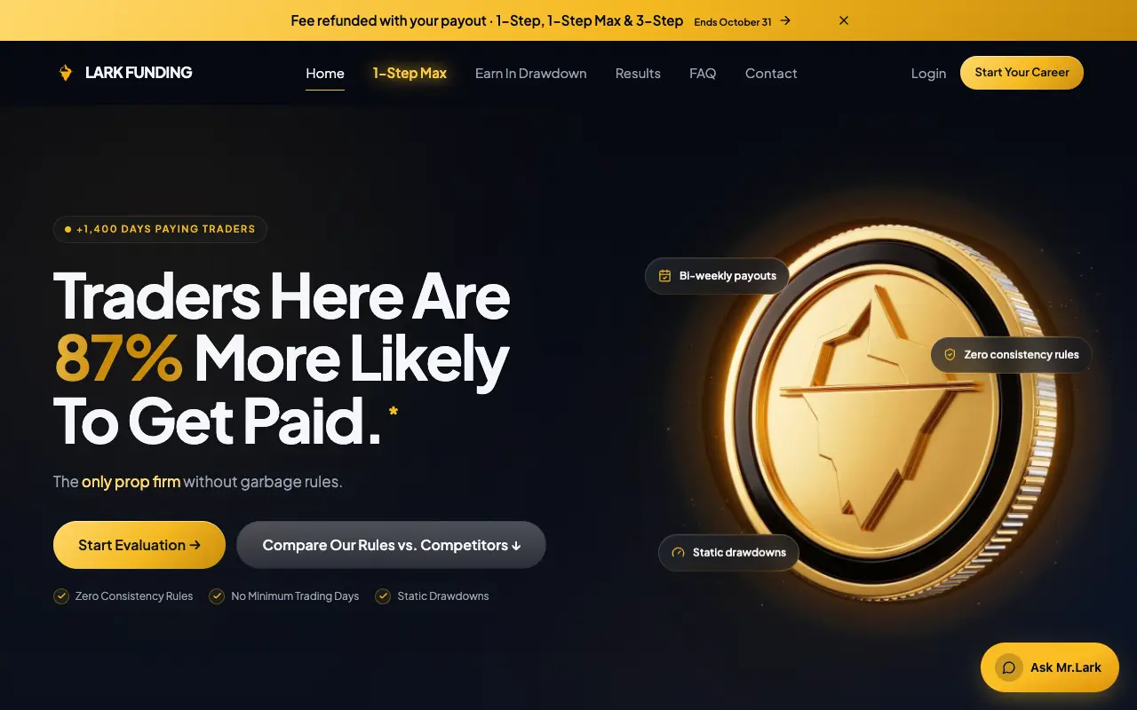 Lark Funding — Finance project by Zinetics