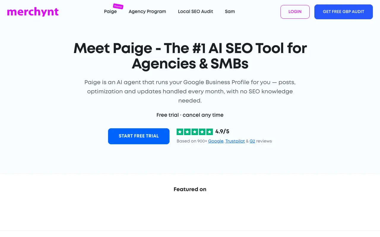 Merchynt — Paige — SaaS Platform project by Zinetics