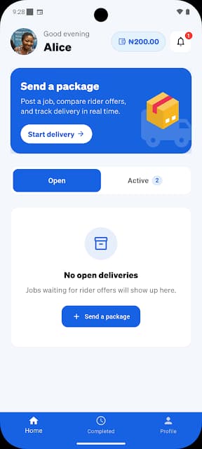 Gofernets - Pickup & Delivery screenshot 2