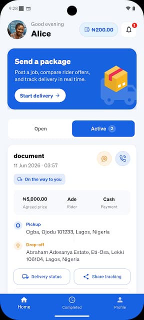 Gofernets - Pickup & Delivery screenshot 3